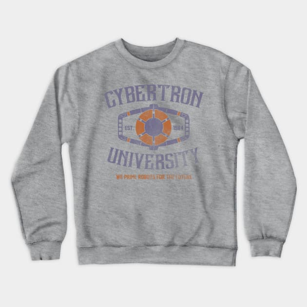 Cybertron University Crewneck Sweatshirt by Arinesart